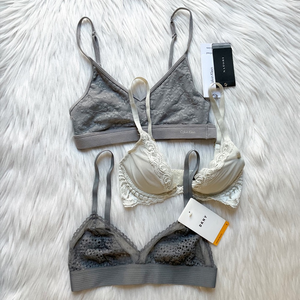 Natori Bra, Calvin Klein & DKNY Bralettes, 30A, S, XS